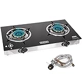 Barton Double Burner Stove w/Auto Ignition LPG