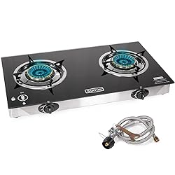Barton Double Burner Stove w/Auto Ignition LPG