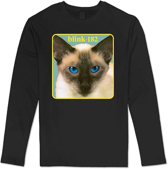 Mens Blink182 Cheshire Cat Comfort Long Sleeve T Shirt Amazon.ca