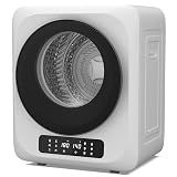 VCJ Portable Dryer for Laundry, 12lbs Clothes Dryer with 6 Drying Modes & 8H Timer, LED Display 850W Front Load Compact Electric Dryer for Apartment, RVs, Dorms