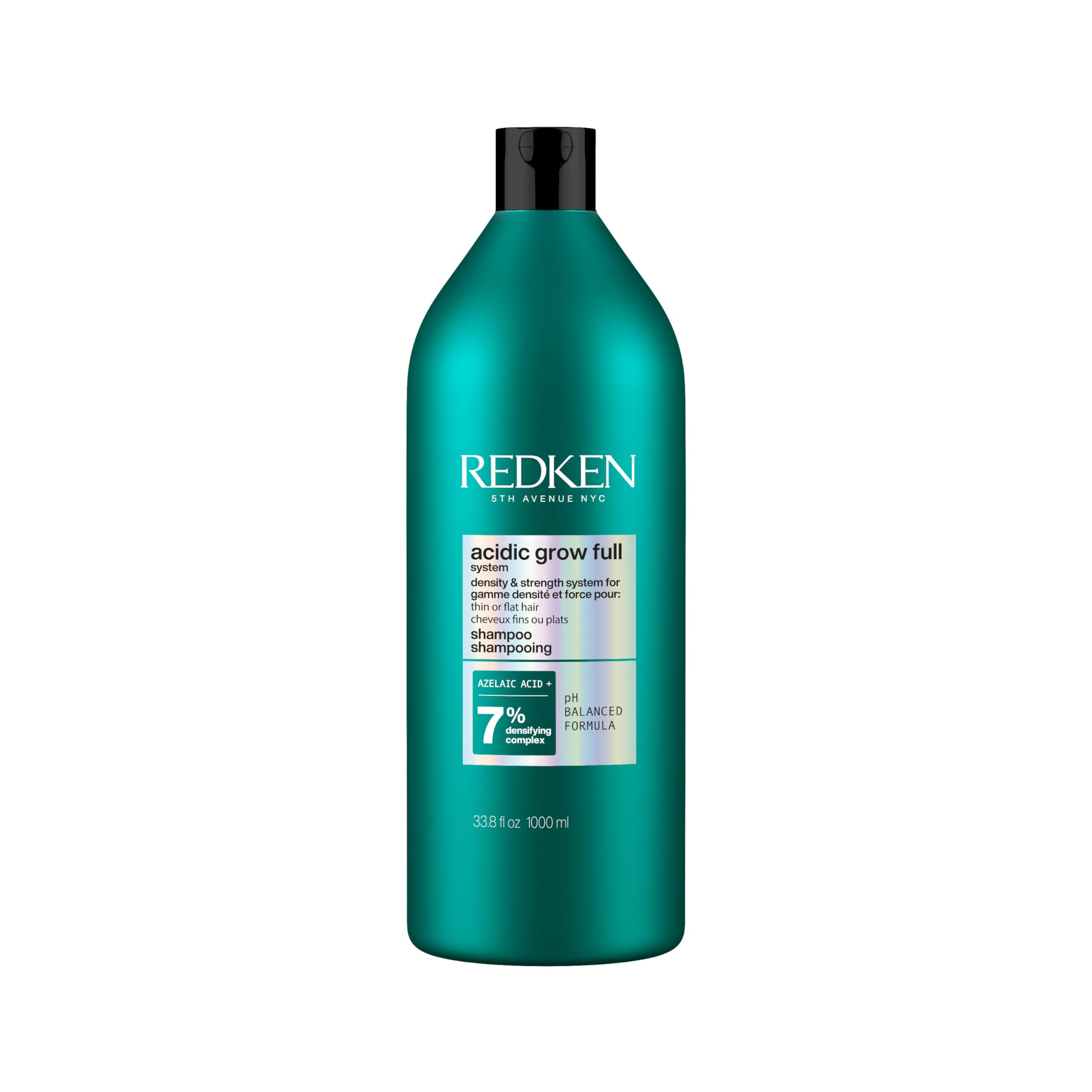 Photo 1 of Redken Acidic Grow Full System Densifying Shampoo - Lightweight Shampoo for Fuller, Thicker-Looking Hair, Gentle Cleansing & Scalp Moisturizing, With Azelaic Acid, 33.8 Fl Oz