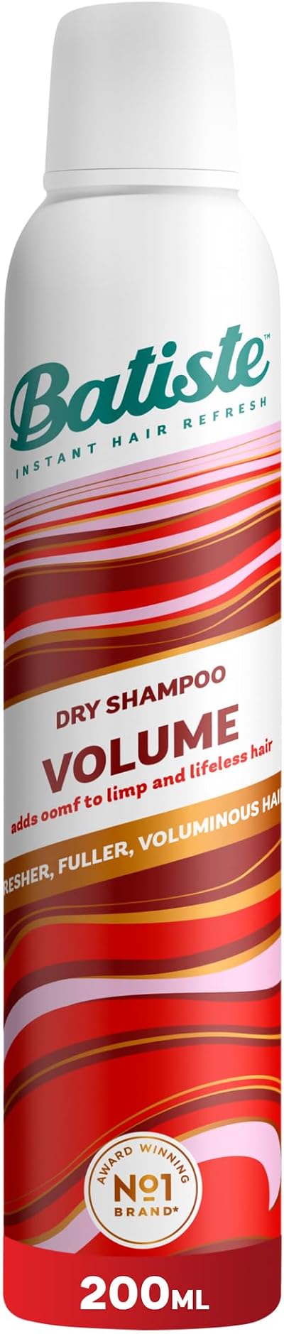 Batiste Dry Shampoo and Volume 200ml with Collagen - No Rinse Spray