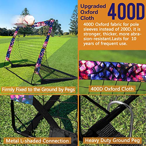 Dimples Excel Soccer Goal Pop up Soccer Goal Backyard for Kids Mini Soccer Goal Portable Foldable Football Goal Net Garden Indoor Outdoor, 2 Set