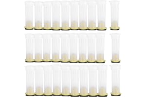 ALBLINSY 30pcs Queen Bee Roller Cages -Plastic Beekeeping Rearing Cup Kit Queen bee Roller Cage Rearing Cup Holder Beekeeping Tool