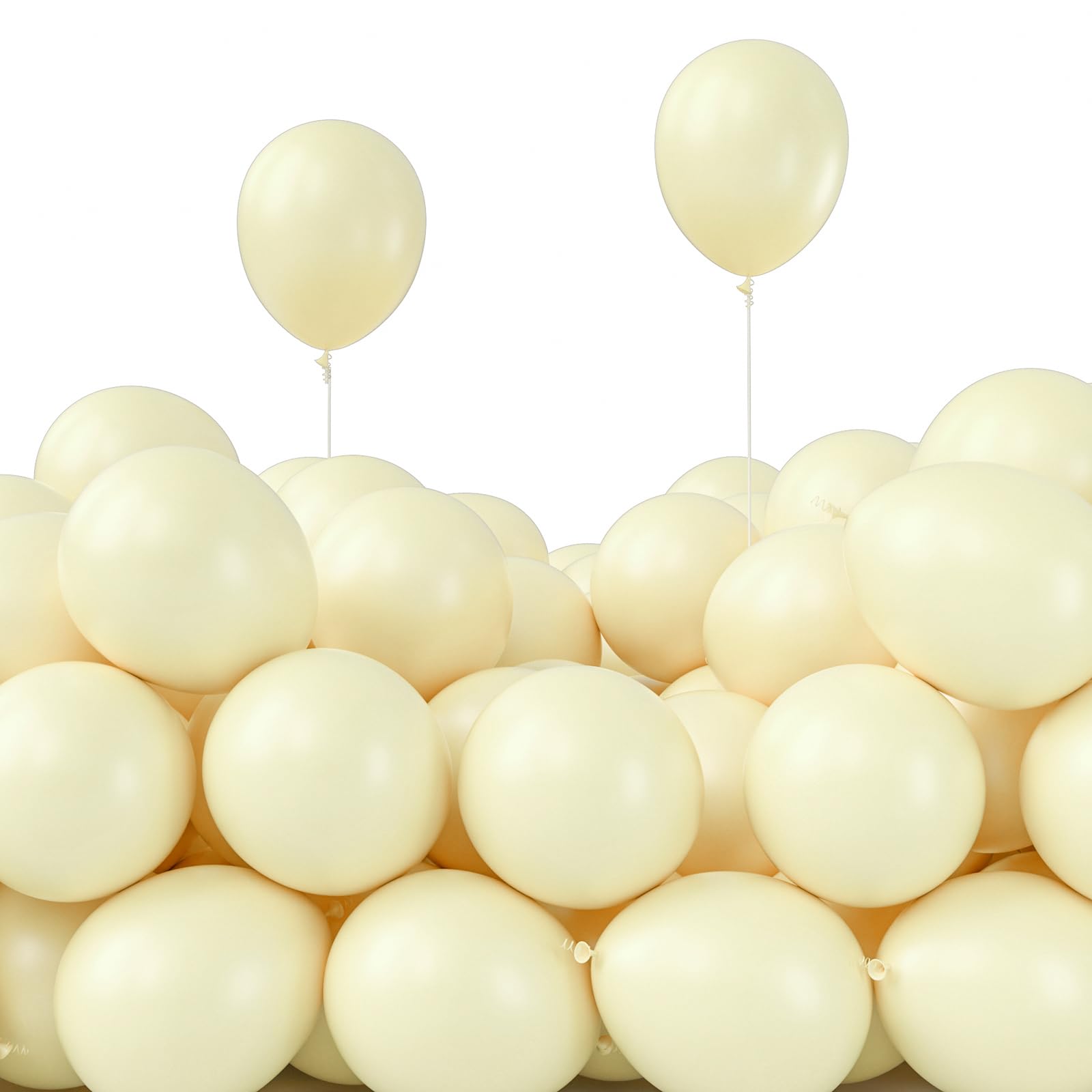 Photo 1 of PartyWoo Pastel Yellow Balloons 50pcs 5 Inch Small Mini Light Pale Yellow Balloons for Graduation Baby Shower Gender Reveal Easter Little Cutie Bee Birthday Summer Party Decorations Yellow-Q07