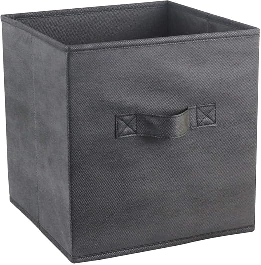 URBANESSENTIALS Premium Foldable Cube Storage Box with Handles Fabric