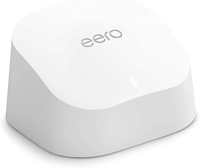 Routeur Wi-Fi maillé Amazon eero 6 | Ethernet 900 Mb/s | Couvre jusqu'à 140 m² | Possibilité de connecter plus de 75 appareils | 1 pièce | Modèle 2021