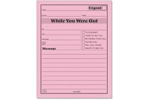 Message Pad,"While You Were Out",4"x5",50 Shts/PD,12/PK,PK - 2pc