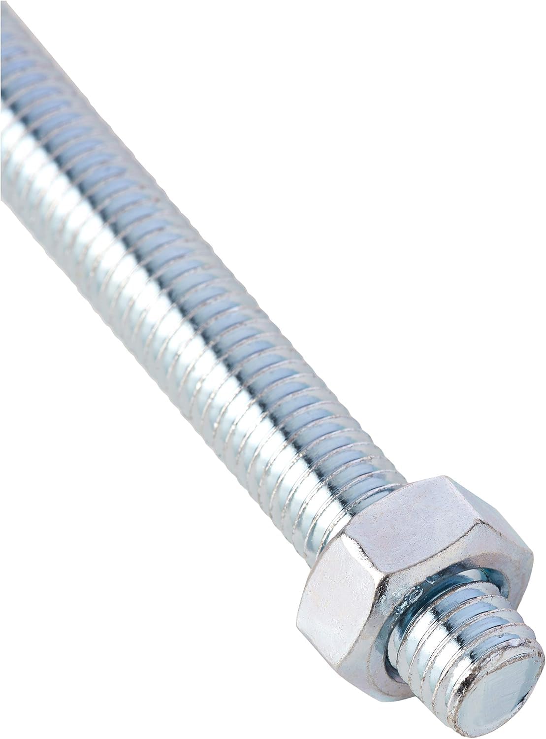 AHCMetric MILD Steel Cup Square Bolts with Nuts (ZINC & Clear) M10 X 150mm (Pack of 5)