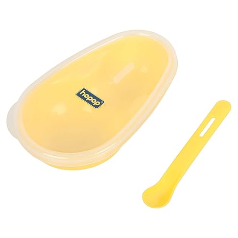 Hopop Feeding Bowl with Spoon (Yellow)