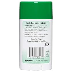 NutriBiotic Unscented Deodorant with GSE, 2.6 Ounce
