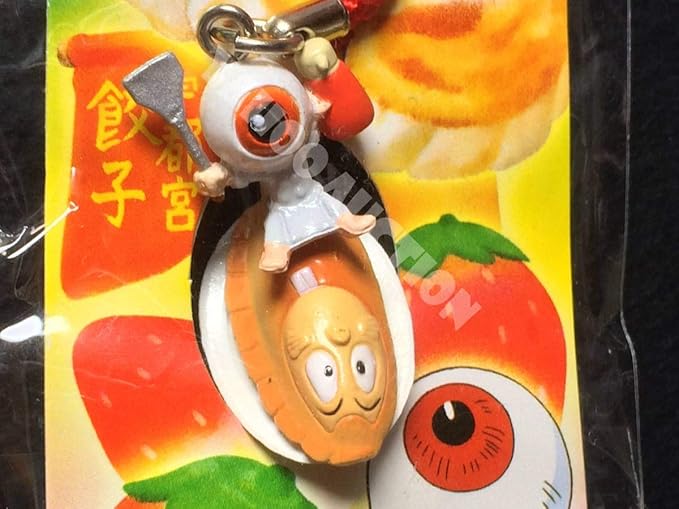 Amazon Co Jp ゲゲゲの鬼太郎 目玉おやじ ねずみ男 宇都宮餃子 栃木限定 マスコット ストラップ ねつけ 根付け ホビー