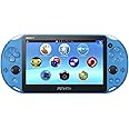 Sony Playstation Vita Wi-Fi 2000 Series with AC Adapter and Silicon Joystick Covers (Aqua Blue) (Renewed)