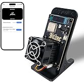 STARMINER New Smart app Custom Firmware Bitaxe Gamma 601 | Remote Control Bitcoin Miner Scheduled Power on/Off , Bitaxe Miner 1.2TH/s ASIC BM1370 Chip Solo Lottery BTC Miner Orange
