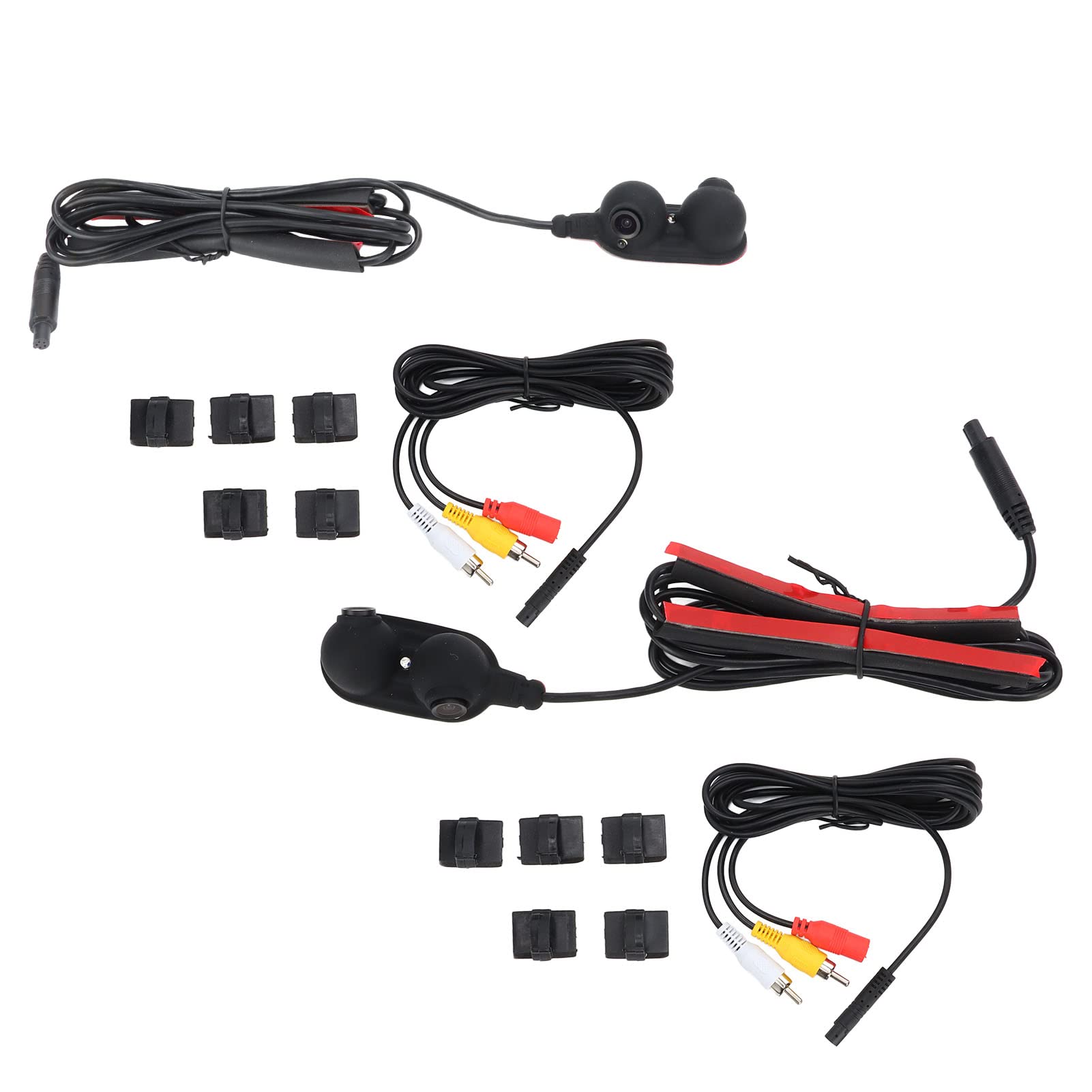 Side Mount Backup Camera, Car Door Side View Blind Spot Camera HD Night Vision IP68 Waterproof replacement for Truck RV Van Trailer Emergency Vehicle(left)