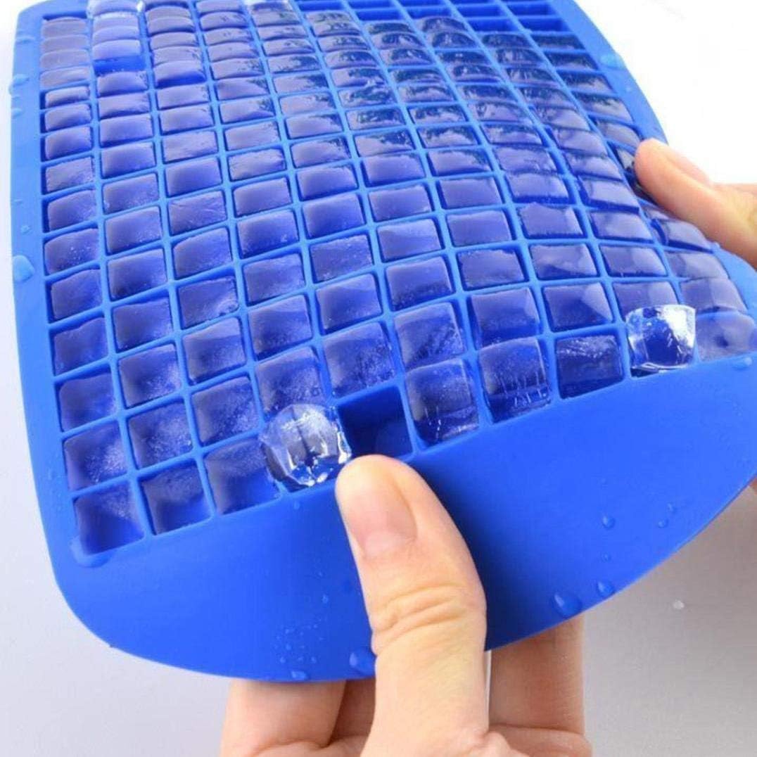 160 Freeze Ice Cube Molds Flexible Reusable Kitchen Accessory for Chilling Beer Whiskey Cocktail Beverages