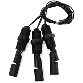 SQXBK Water Pool Level Sensor 3PCS Aquarium Tank Side Mounted Horizontal Liquid Float Switch Black