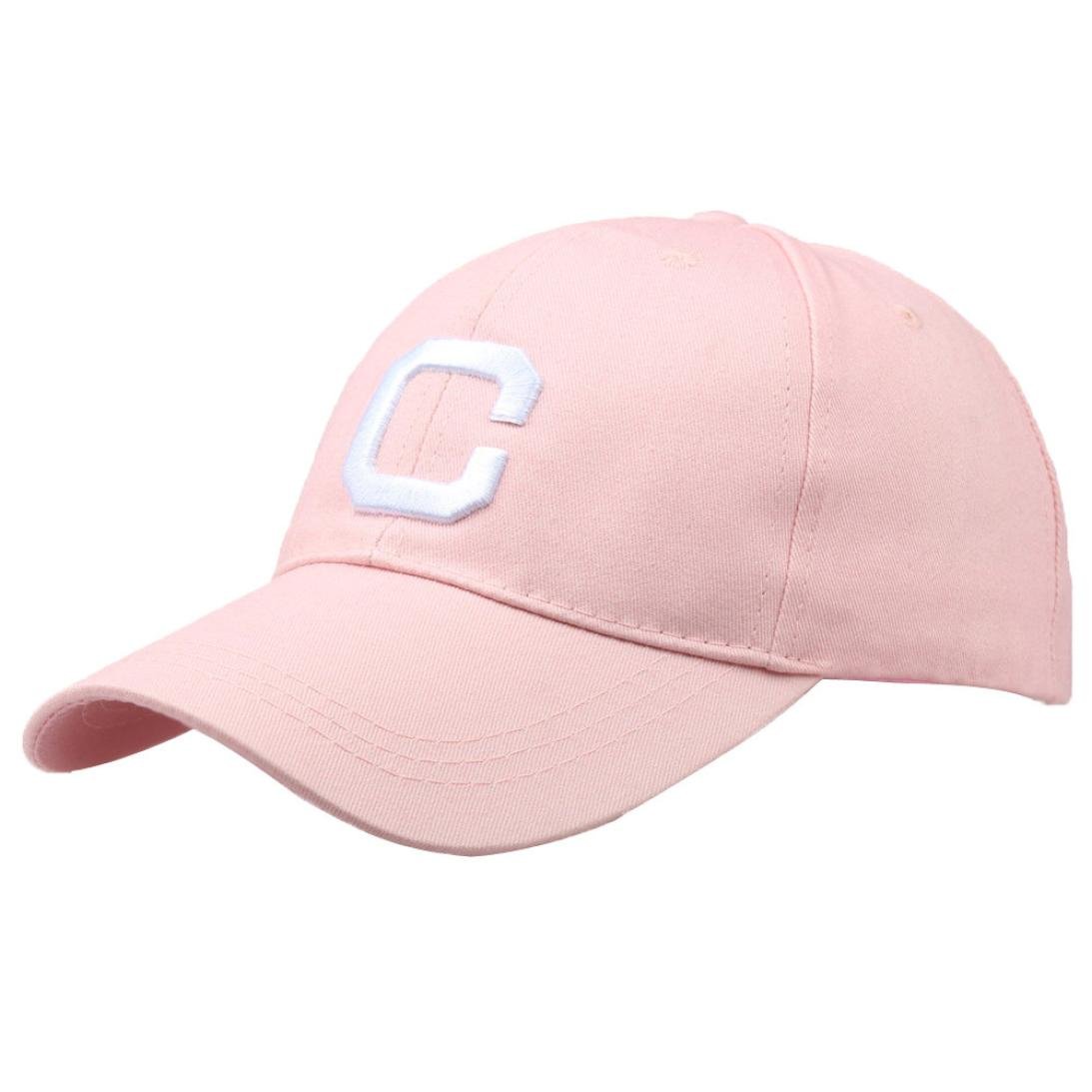 baseball cap with letter c