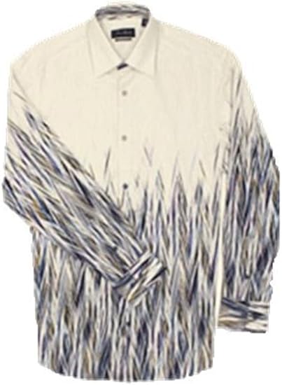 Jhane Barnes Blue Haywire Long Sleeves Shirt S At Amazon Men S