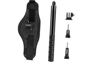 homwowo Waist Strap Accessory Adjustable 1/4 Inch Screw Comfortable Fit Quick Release Action Camera Holder For Diverse Activi