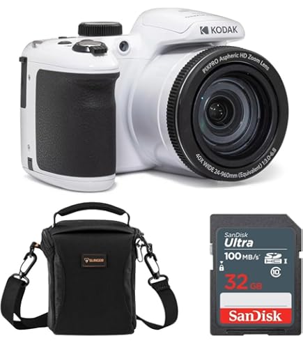 Amazon.com : Kodak PIXPRO AZ405-WH 20MP Digital Camera 40X Optical