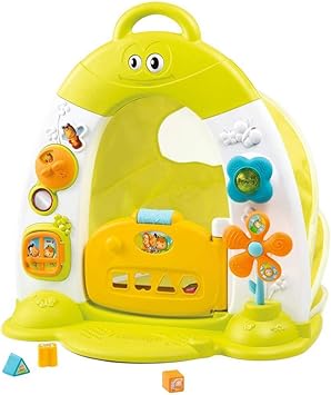 Smoby Cotoons Maison D Eveil Tente Pliable Activites Mecaniques Et Electroniques Sonnette D Entree Piles Incluses Cabane Pour Bebe Des 12 Mois Amazon Fr Jeux Et Jouets