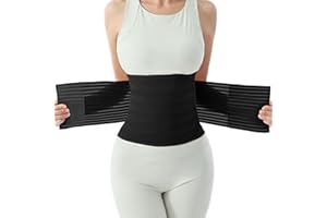 Trendyline Postpartum Belly Band for Women: Abdominal Binder Post Surgery Stomach Compression Support Belt - Post Partum Waist Girdle C Section Recovery Wrap
