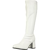 Rubies White Go-Go Disco Boots for Adults, Women's Small