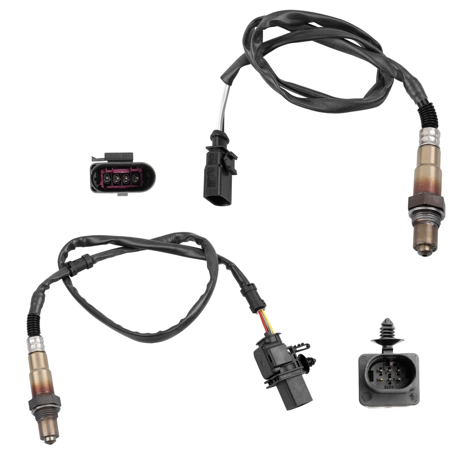 HQPASFY 2Pcs Oxygen Sensors 250-24672 250-25040 Upstream & Downstream ...