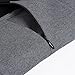 HOMEYEE Women's Official Wear to Work Half Sleeve V Neck Pencil Bodycon Dress B364 (6, Black + Gray)
