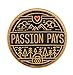 Asilda Store Embroidered Sew or Iron-on Patch (Passion Pays. Photo)