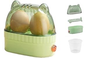 Smart Mini Egg Cooker, Rapid Egg Cooker for Hard Boiled, Portable Mini Electric Egg Cooker, Auto Shut Off, Electric Egg Boile