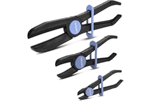 WOTAHI Hose Clamp Pliers Set-3pcs Hose Pinch Off Pliers for Fuel, Brake, Radiator, and Coolant Hoses,Straight Line Clamp Pliers