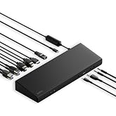 Belkin Docking Station 15 in 1 Triple DisplayLink 85W PD 4K HDMI USB-C Dock | DisplayLink triple 4K display, 3 HDMI, 2 DisplayPort, 5 USB-A ports, 3.5mm mic/speaker, Windows, laptop expansion hub