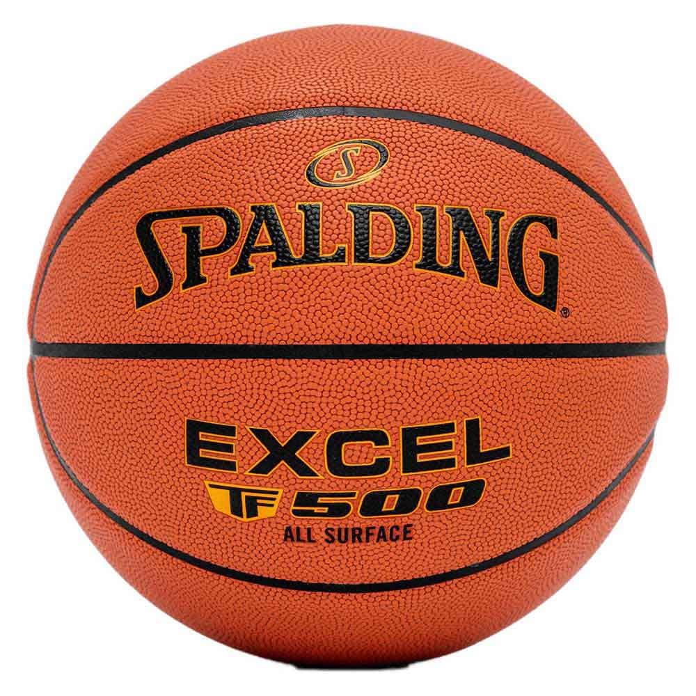 Spalding - Excel TF 500 - Basketball - Size 6 - Basketball - Certified Ball - Material ZK Composite - Indoor and Outdoor - Non-Slip - Excellent Grip