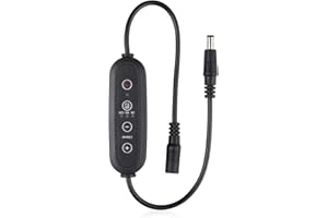 Litever Timer 12VDC-24VDC, 1 Channel, Maximum 3A. Time Switch Relay. Dimmer Function. Designed for Litever Plant Grow Light Strip Kit. Suitable for 12-24VDC Single Color LED Lights Less Than 3A.