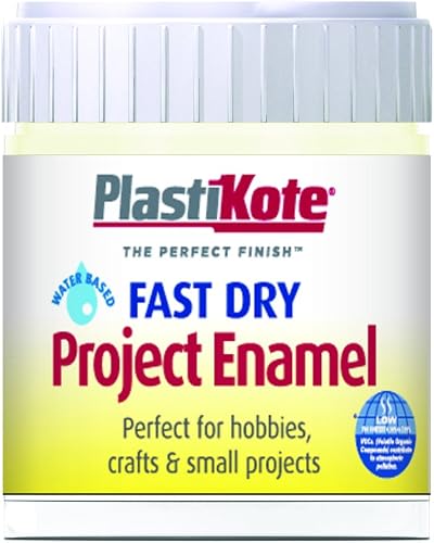 PlastiKote B47W Enamel Paint 59ml Creme De La Creme Fast Dry