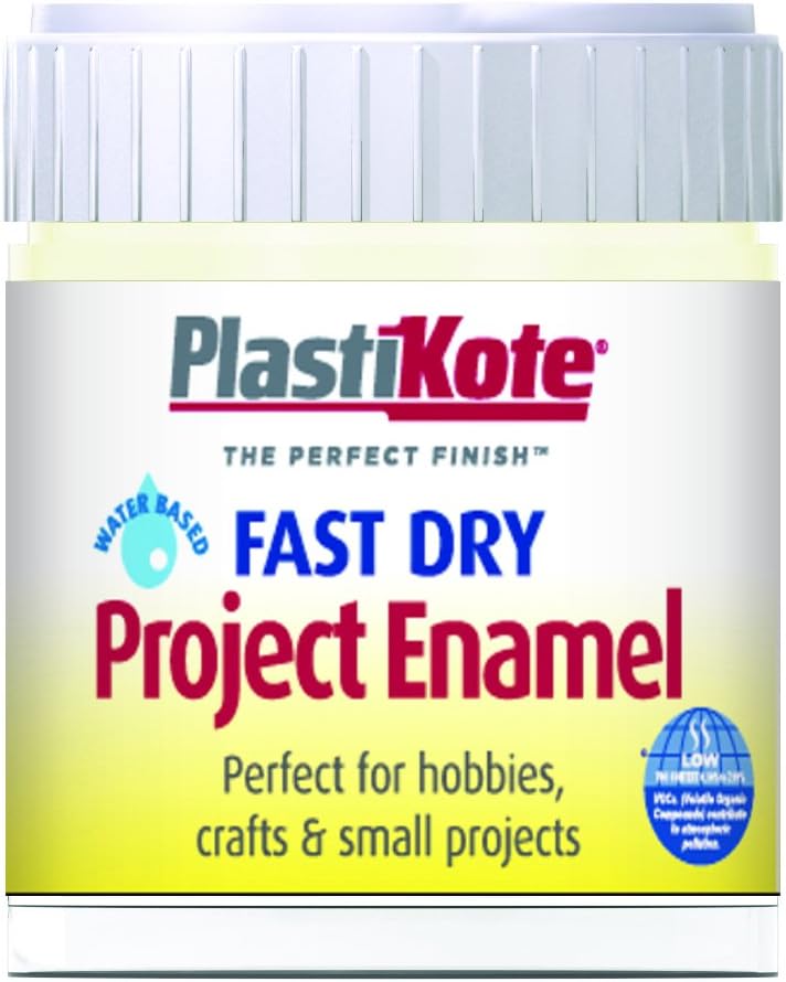 PlastiKote B47W Enamel Paint 59ml Creme De La Creme Fast Dry