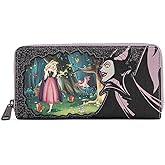 Loungefly Disney Villains Scenes Maleficent Sleeping Beauty Zip Around Wallet