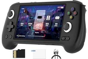 Doriteney RG556 Handheld Game Console 5.48-inch 5.48-inch AMOLED Screen Android 13 OS Game Player 1080 * 1920 Resolution 8GB LPDDR4X Built-in 5500mAh Battery(Black)