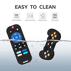 Hooku 2 Pack Silicone Teething Toys for Babies 0-6