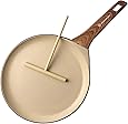 WaxonWare 11 inch Non-Stick Crepe Pan/Frying Skillet With Marbellous (A 100% PFOA Free German Coating) For Pizza, Tortillas, Pancakes, Omelettes & Crepes