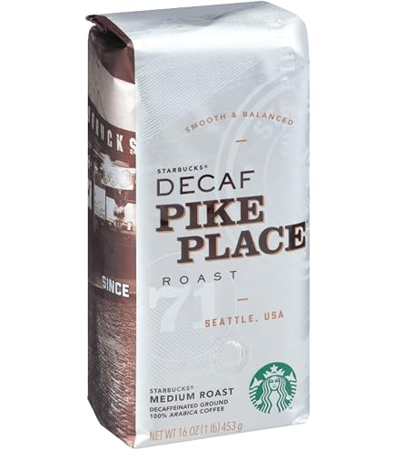 Amazon.com: Starbucks 11029358 Coffee Ground Pike Place Decaf 1lb Bag