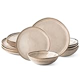 AmorArc Ceramic Dinnerware Sets,Handmade Reactive