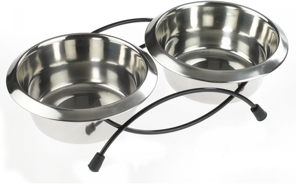 Classic Twin Feeder, Silver