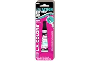 L.A. COLORS Drip Proof Nail Glue, 0.1 Ounce, CNG6