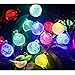 Crystal Ball Solar String Lights 20 Feet 30 LED Lights for Garden Fence Path Landscape Decoration