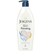 Jergens Skin Firming Body Lotion for Dry to Extra Dry Skin, Skin Tightening Cream with Collagen and Elastin, Dermatologist Te