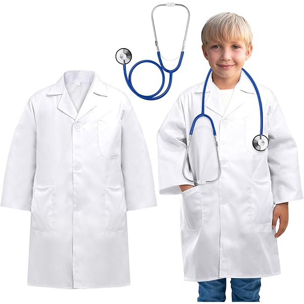 AXSLAILM Abrigo De Laboratorio Para Niños, Disfraz De