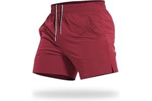 CANGHPGIN Mens Workout Athletic Shorts 7 inch / 5 inch Quick Dry Running Shorts Men Lightweight Sports Gym Shorts with Pocket